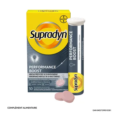 Supradyn Performance Boost 30 Comprimés Effervescents