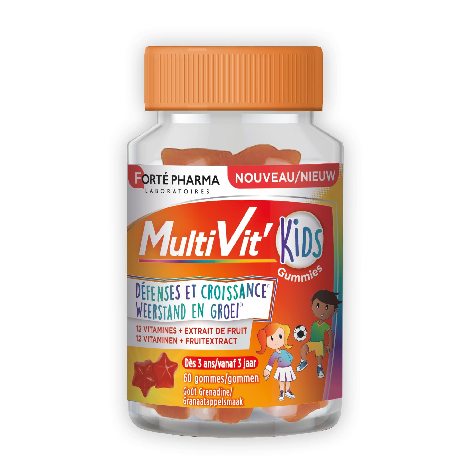 Forté Pharma MultiVit' Kids 60 Gummies