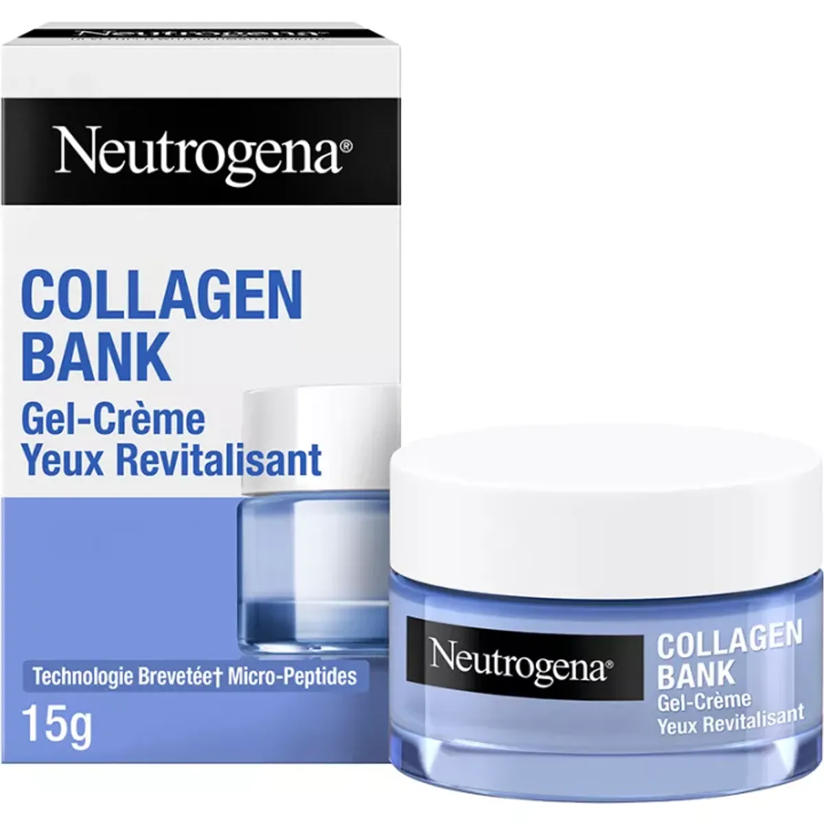 Neutrogena Collagen Bank Gel-Crème Yeux Revitalisant 15ml