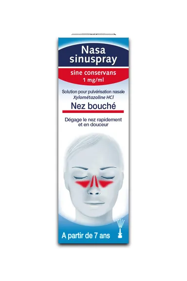 Nasa Sinuspray Sine Conservans 1mg/ml 10ml