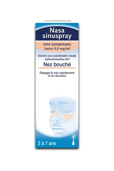 NasaSinuspray Sine Conservans Junior 0,5mg/ml 10ml