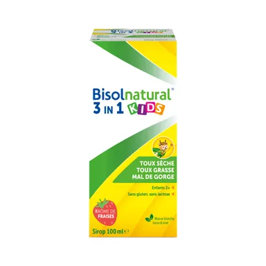 Bisolnatural Kids 3 en 1 Sirop 100ml