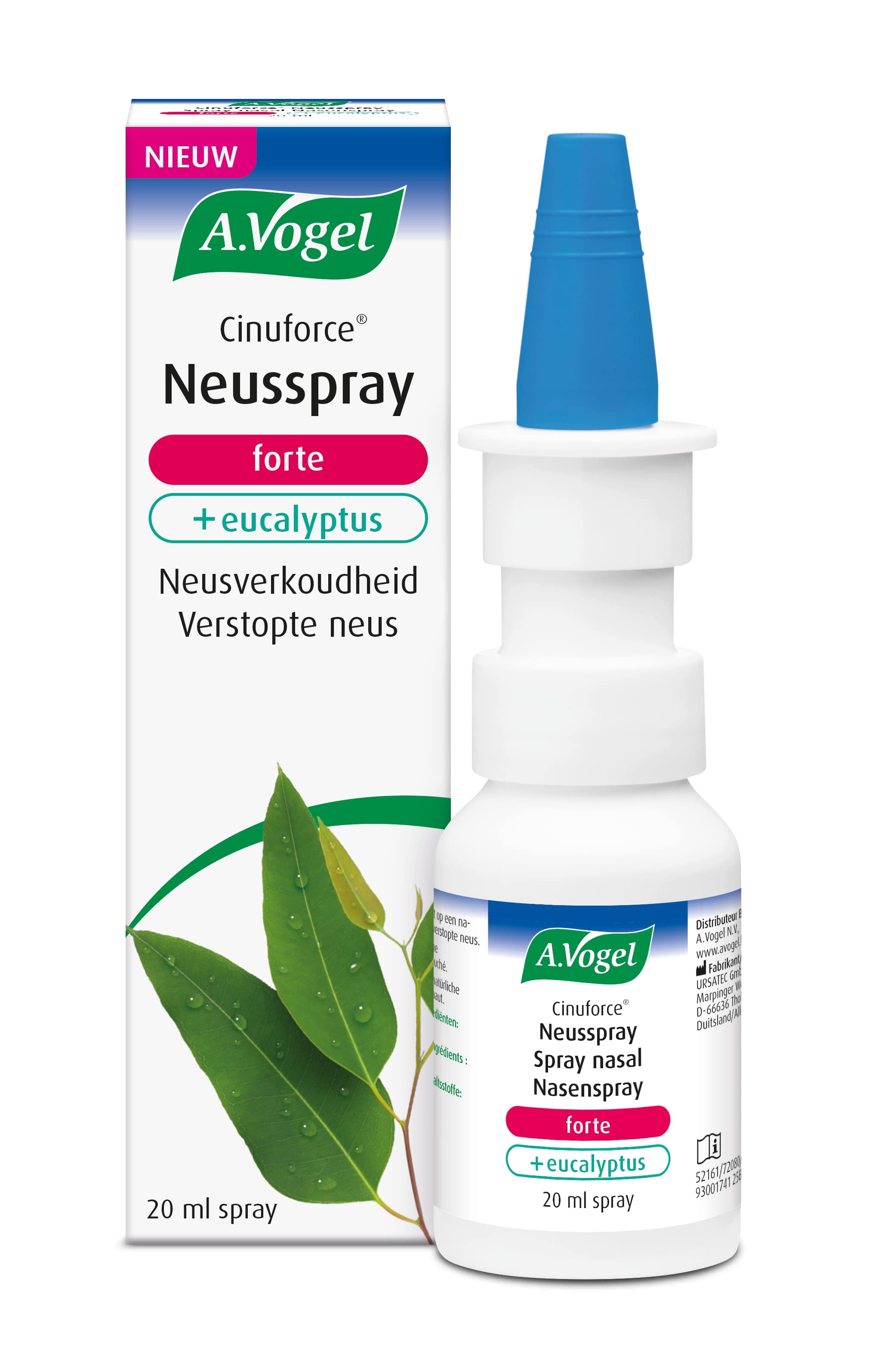 A.Vogel Cinuforce Neusspray Forte + Eucalyptus 20 ml - A.Vogel
