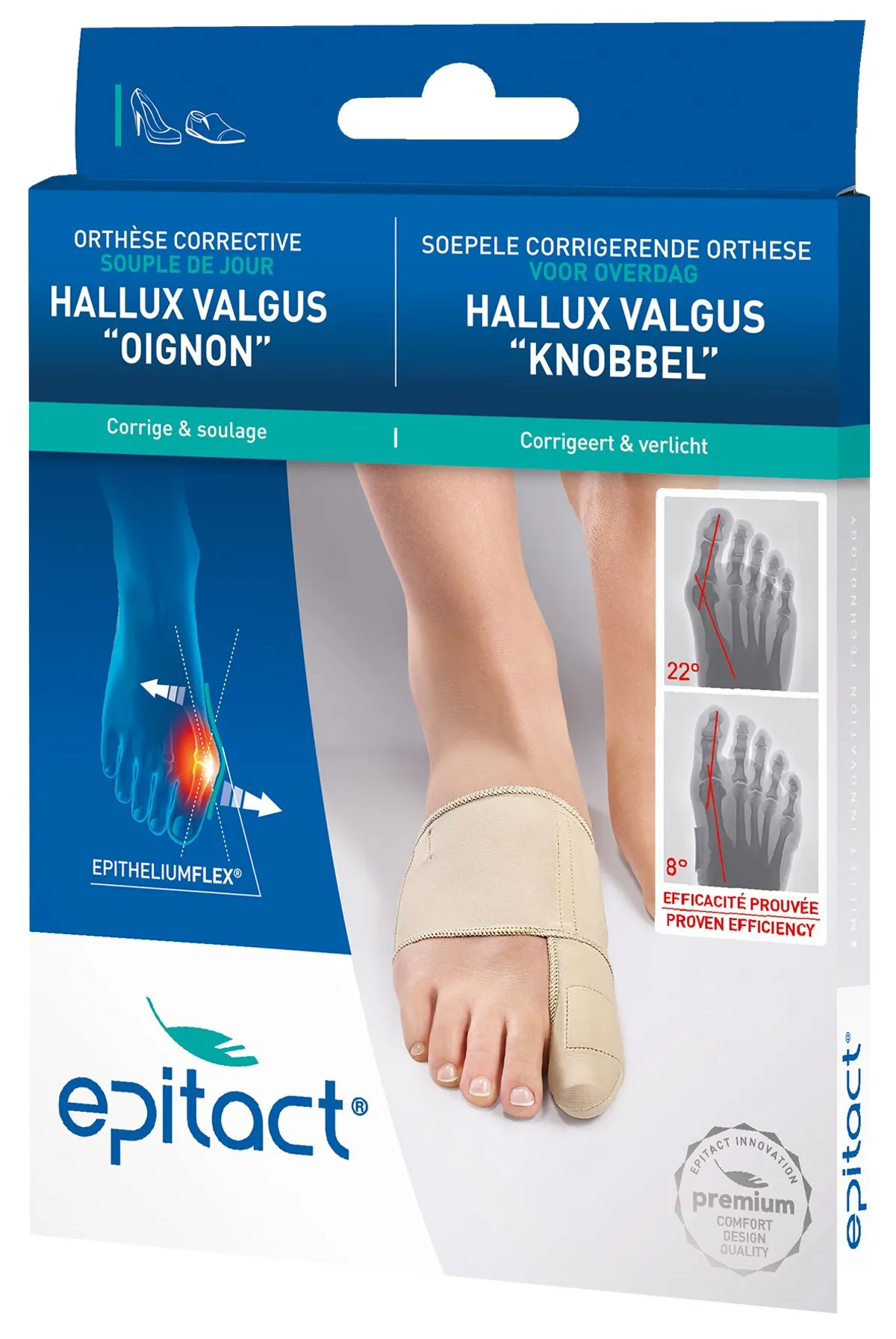 Epitact Corrigerende Orthese Hallux Valgus Epithelium Flex Medium