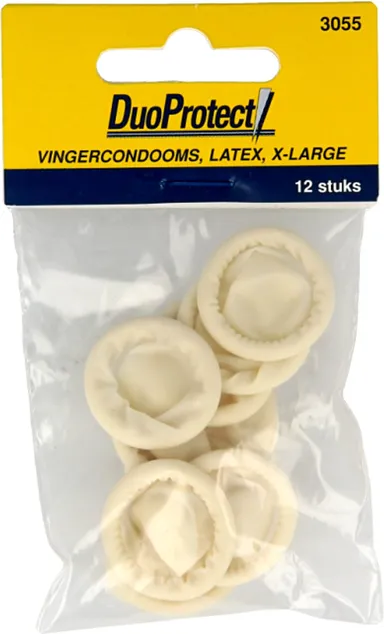 Duoprotect Vingercondoom XL 12 Stuks