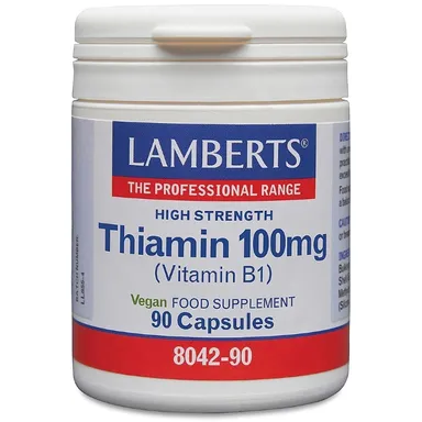 Lamberts Vitamine B1 100 mg 90 Vegetarische Capsules