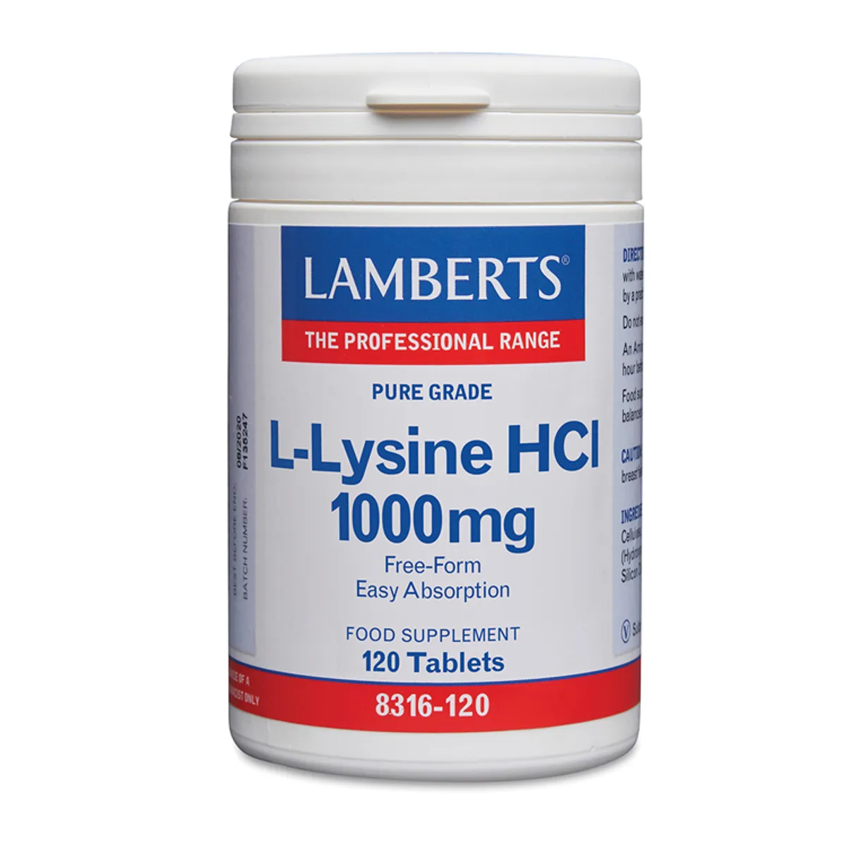 Lamberts L-Lysine 1000 mg 120 Tabletten