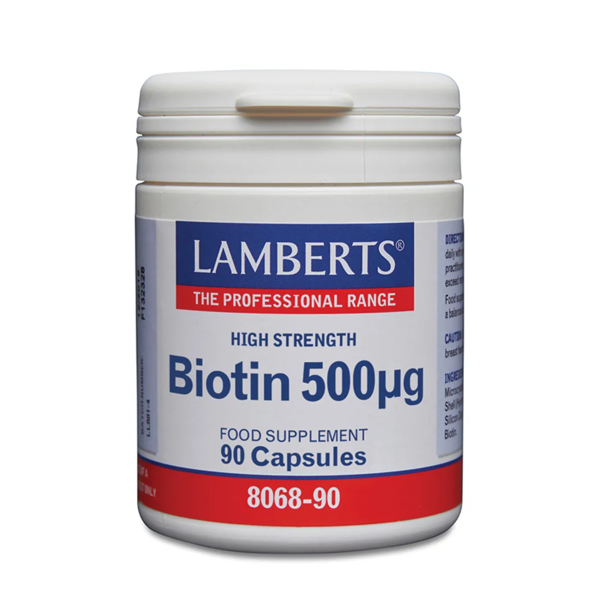 Lamberts Vitamine B8 500 mcg 90 Vegetarische Capsules