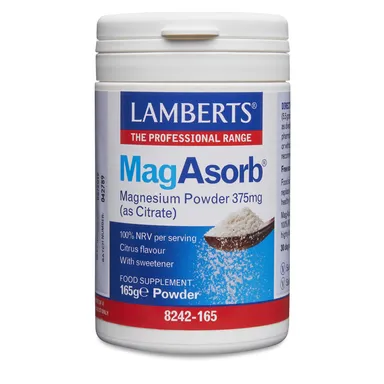 Lamberts MagAsorb Poeder 375 mg 165 g