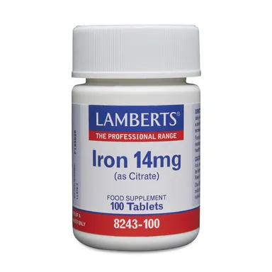 Lamberts IJzercitraat 14 mg 100 Tabletten