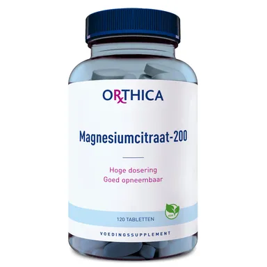 Orthica Magnesiumcitraat 200 120 Tabletten
