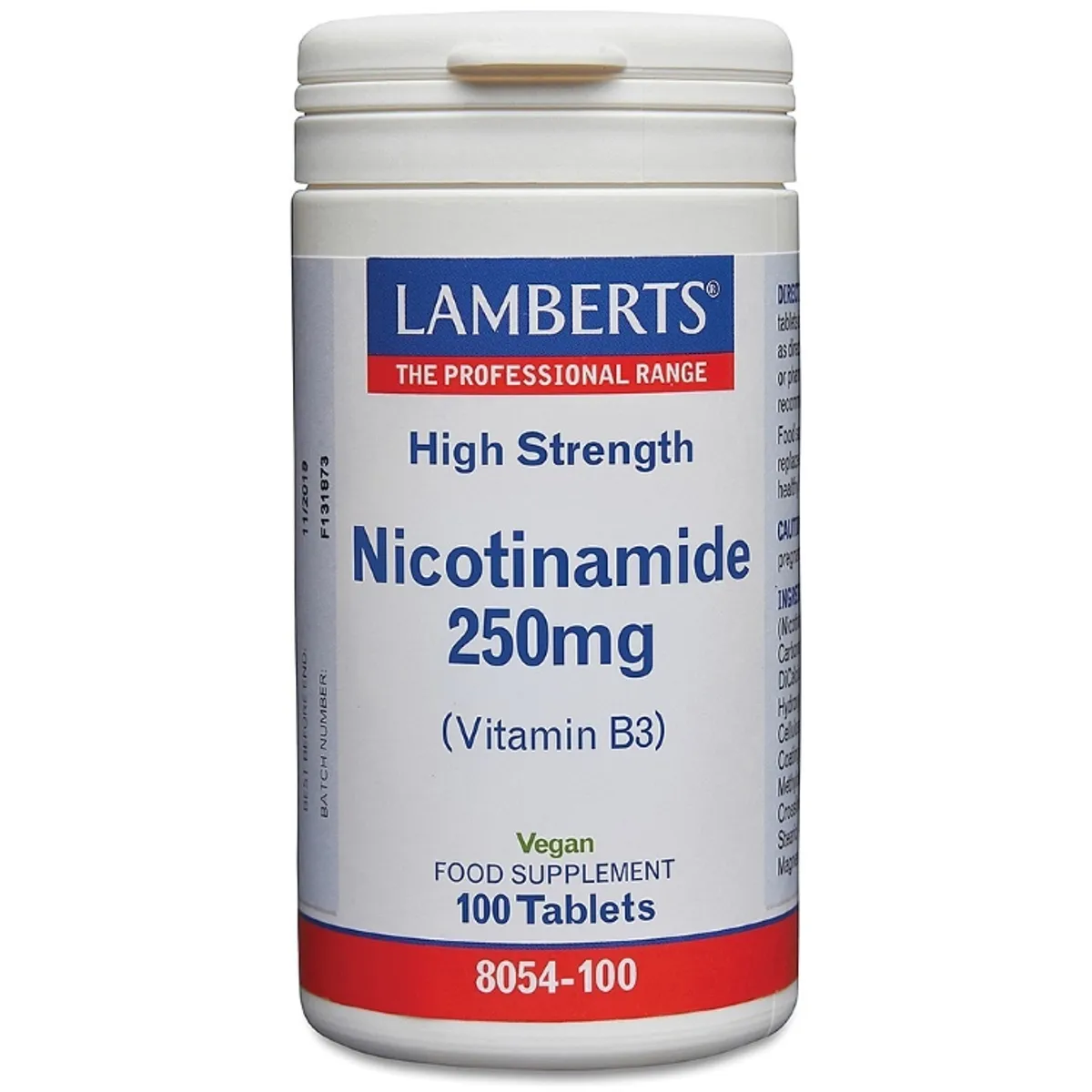 Lamberts High Strength Nicotinamide 250 mg 100 Tabletten