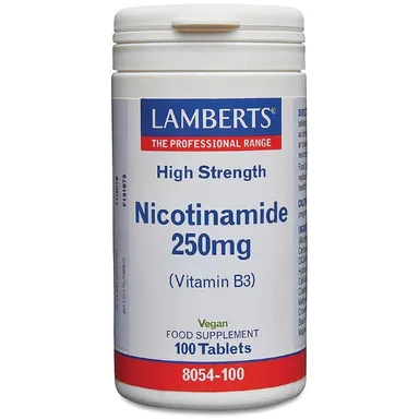 Lamberts High Strength Nicotinamide 250 mg 100 Tabletten