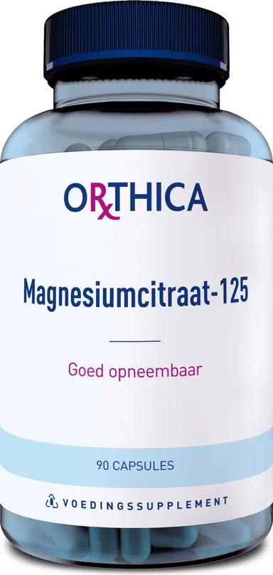 Orthica Magnesiumcitraat 125 90 Capsules