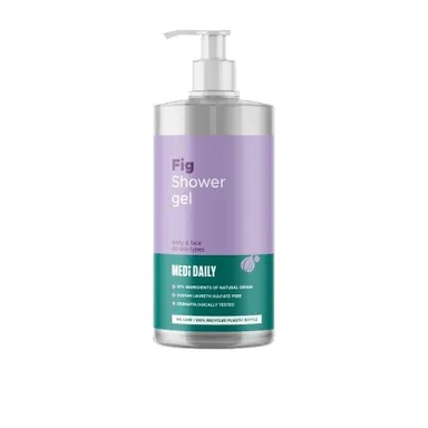 MEDI DAILY Gel Douche Figue Corps et Visage 1L
