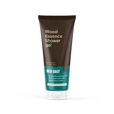 MEDI DAILY Gel Douche Essence de Bois Corps et Visage 250ml