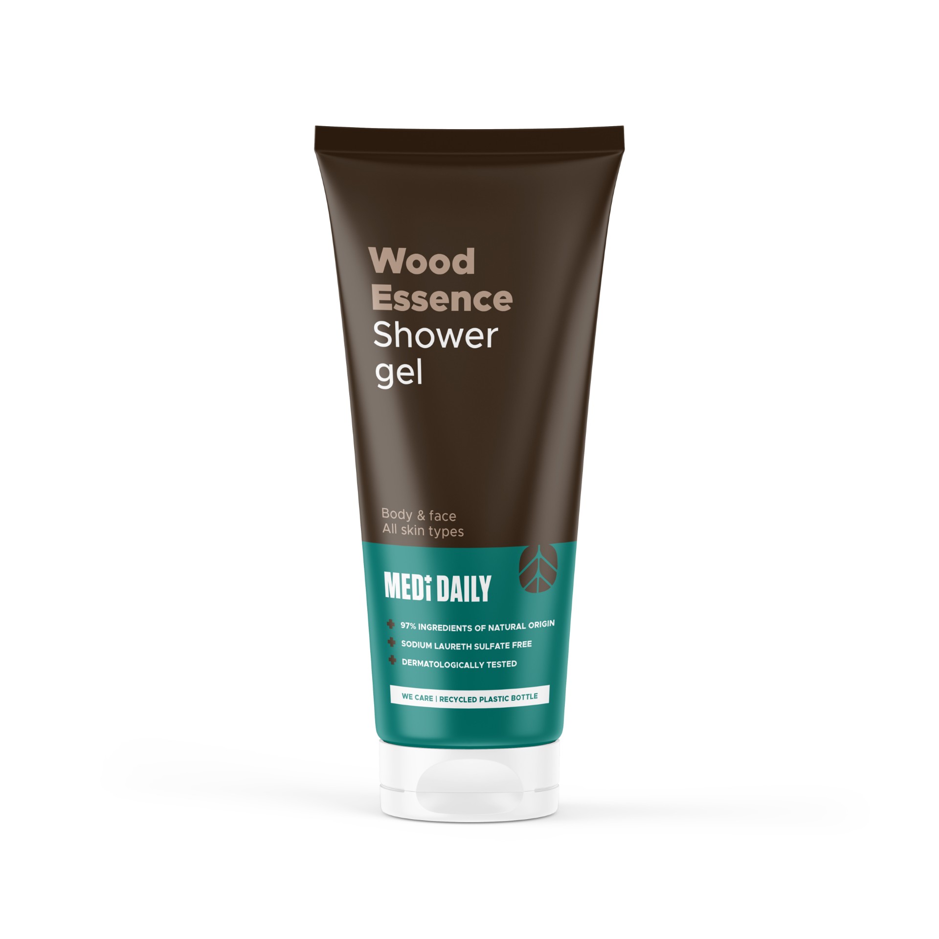 MEDI DAILY Gel Douche Essence de Bois Corps et Visage 250ml - Bain ...
