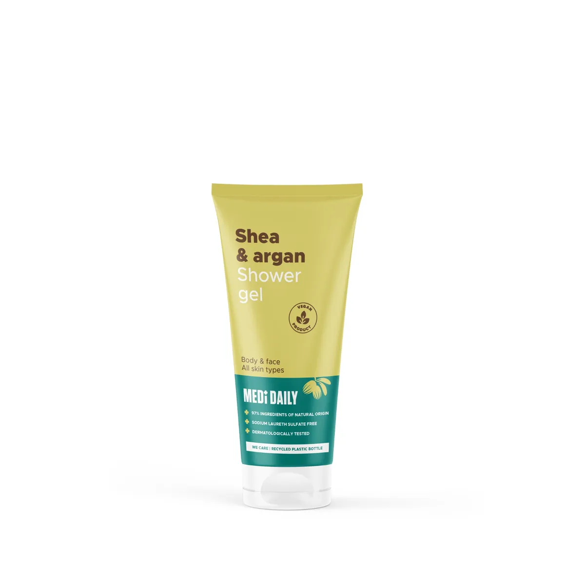 MEDI DAILY Karité en Argan Douchegel Lichaam en Gezicht 100ml