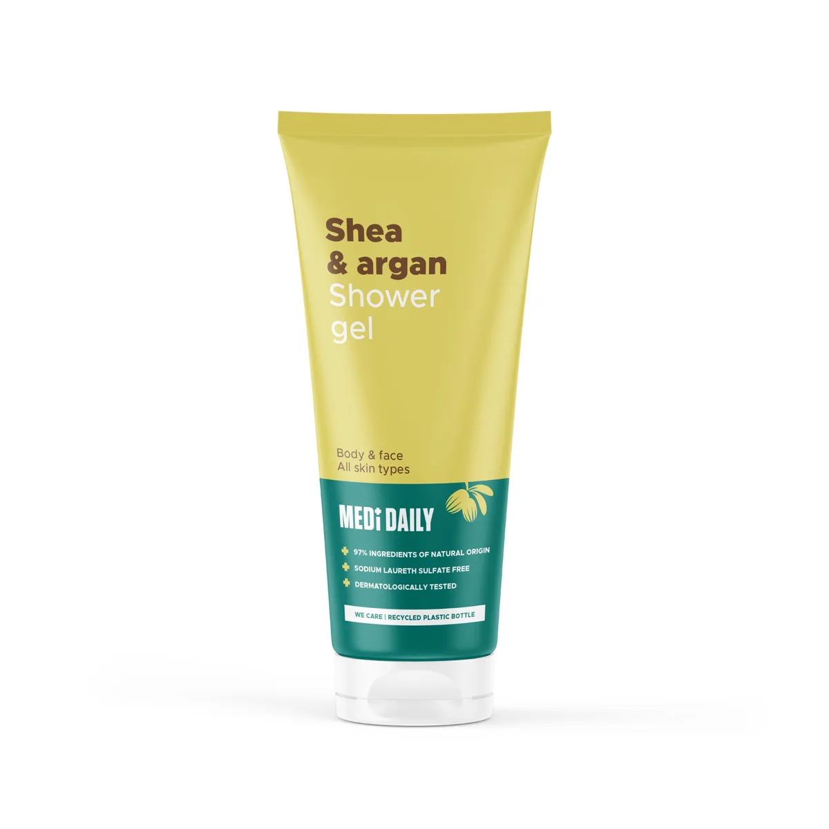 MEDI DAILY Karité en Argan Douchegel Lichaam en Gezicht 250ml