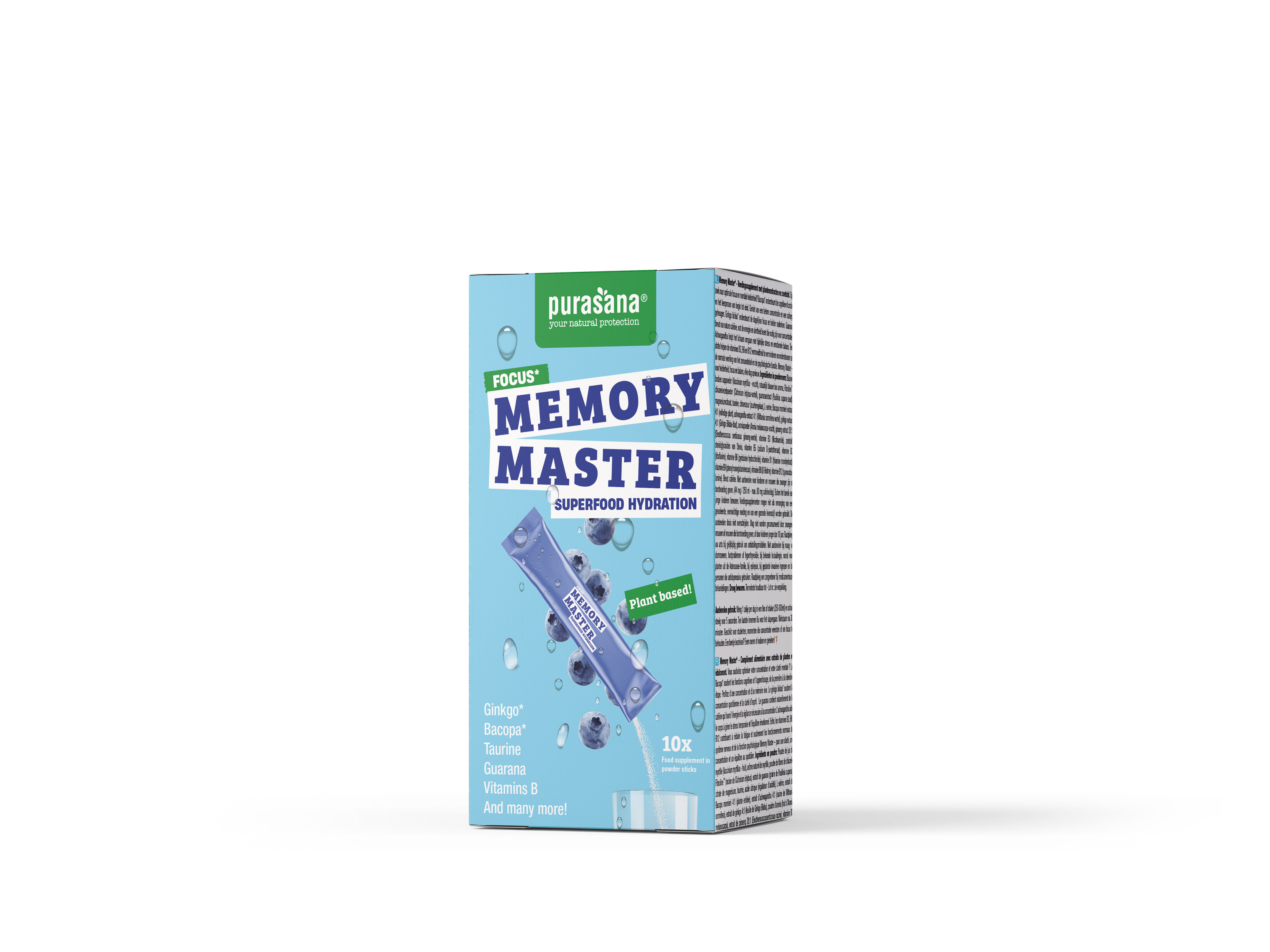 Purasana Superfood Hydration Memory Master 10x4,5 g - Purasana