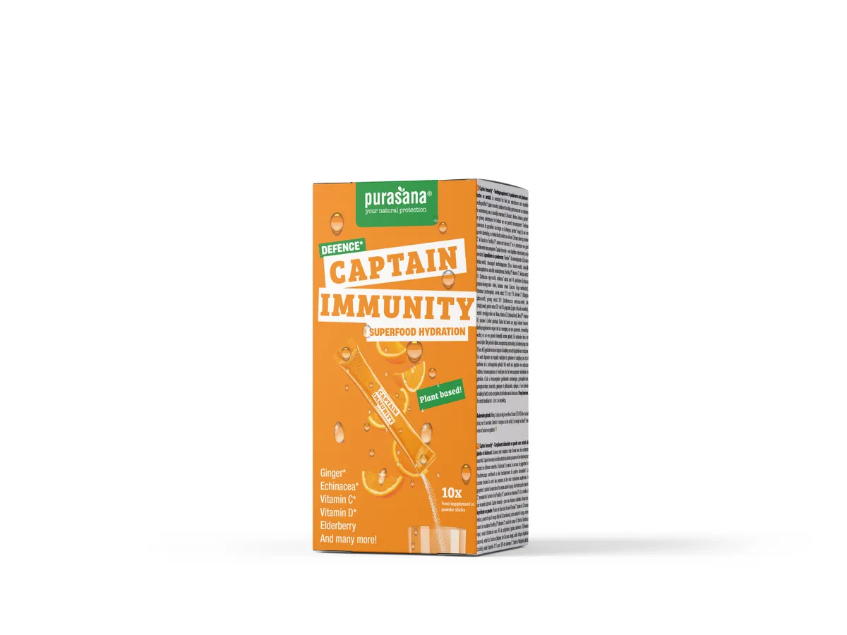 Purasana Superfood Hydration Captain Immunity 10x4,5 g