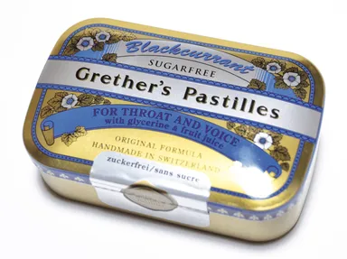 Grether's Pastilles Blackcurrant Pastilles Sans Sucre 110g