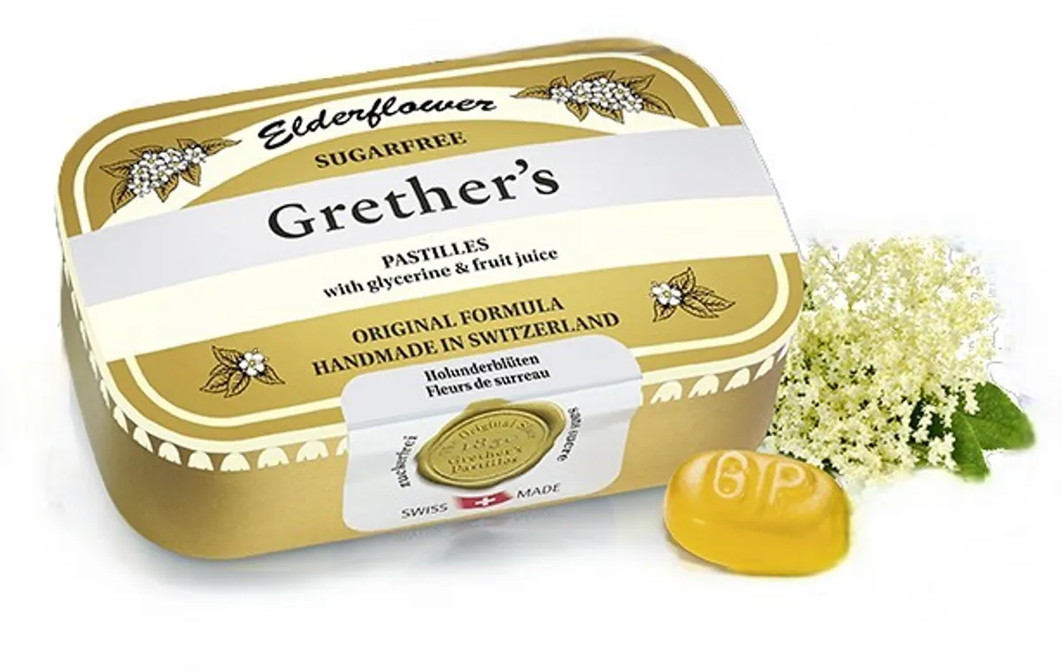 Grether's Elderflower Vlierbloesem Zonder Suiker 110g