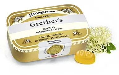 Grether's Elderflower Vlierbloesem Zonder Suiker 110g