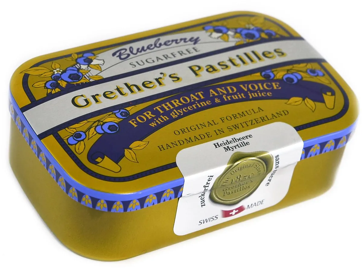 Grether's Pastilles Blueberry Sans Sucre 110g