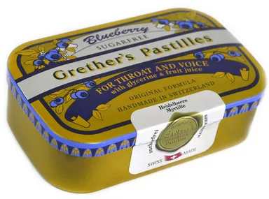 Grether's Pastilles Blueberry Sans Sucre 110g