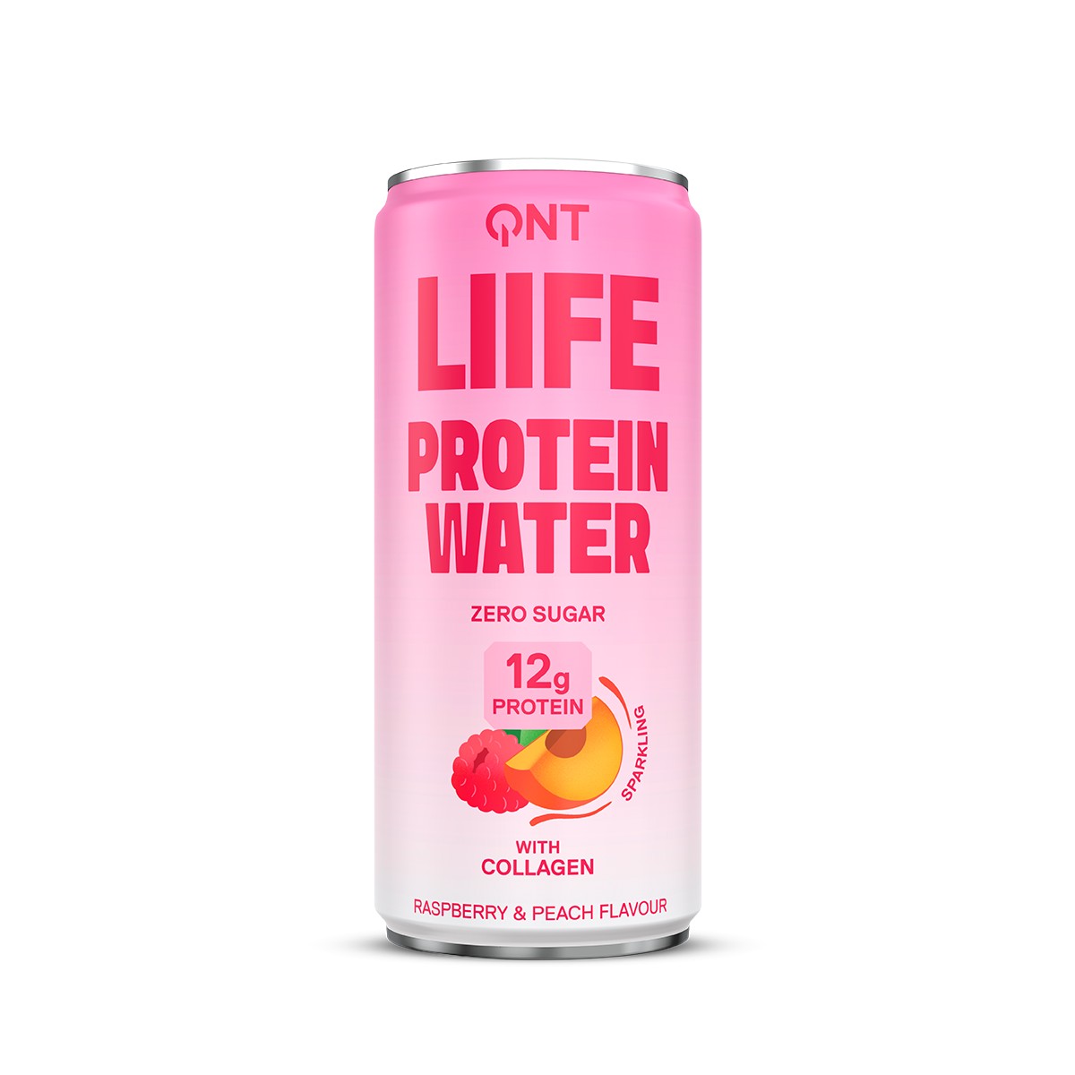 QNT Liife Protein Water Framboos & Perzik 330 ml