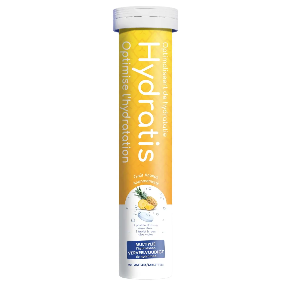 Hydratis Ananas 20 Pastilles Effervescentes