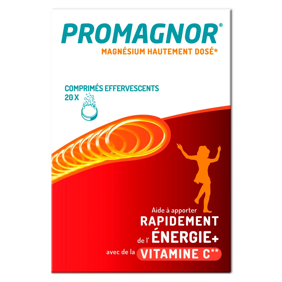 Promagnor Energy 20 Comprimés Effervescents