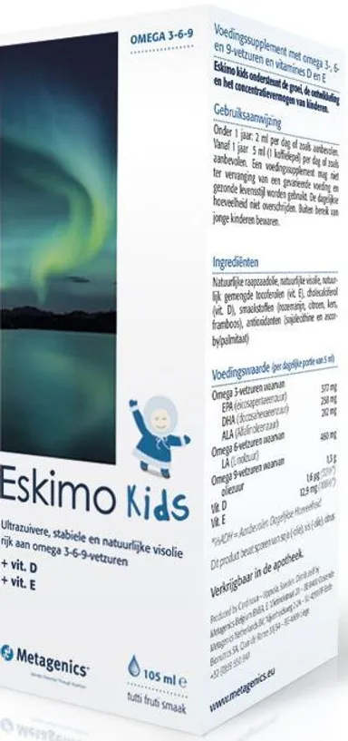 Eskimo Kids Tutti Frutti 105ml
