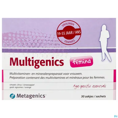 Multigenics Femina 30 Zakjes Poeder