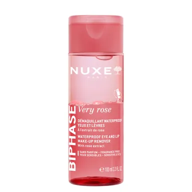 NUXE VERY ROSE WATERPROOF TWO-PHASE EYES AND LIPS MAKE-UP REMOVER 100ML