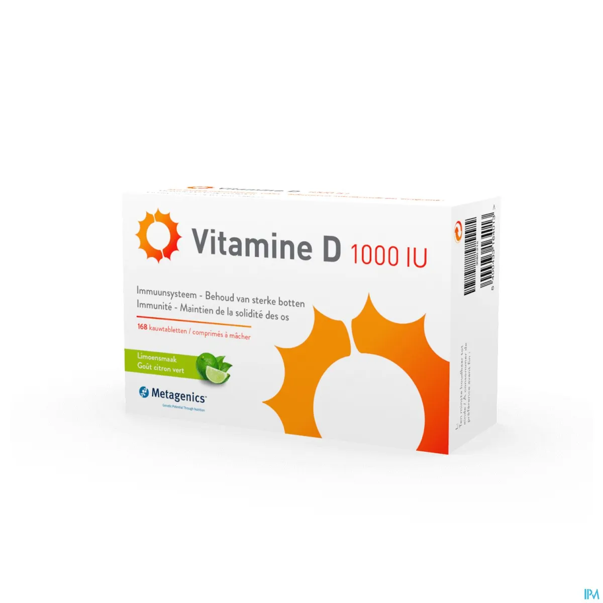 Vitamine D 1000IU 168 Kauwtabletten