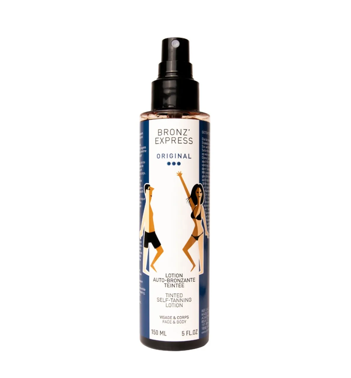 Académie Bronz'Express Lotion Auto-Bronzante Teintée Or 150ml