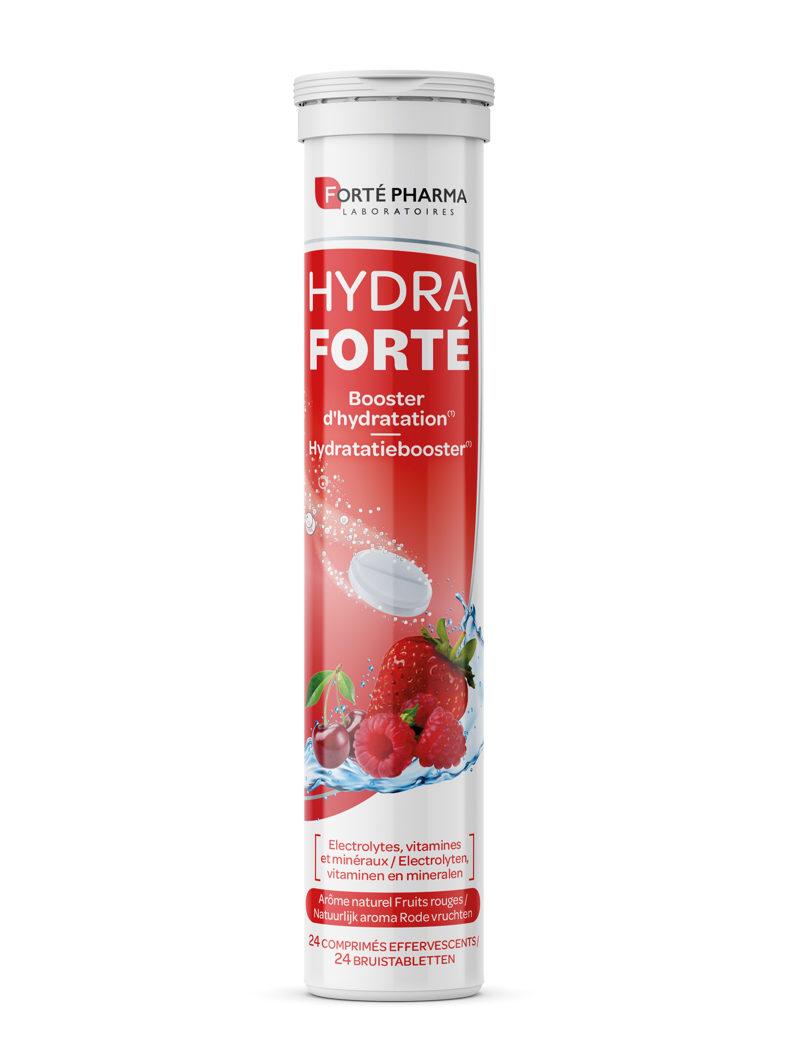 Forté Pharma Hydra Forté Rode Vruchten 24 Tabletten - FORTE PHARMA