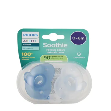 Philips Avent Fopspeen Soothie +0M Jongen Duopack