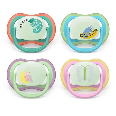 Philips Avent Fopspeen Ultra Air +6M Night Mix Duopack