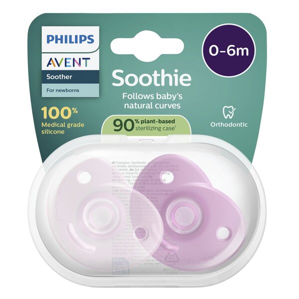 Philips Avent Fopspeen Soothie +0M Meisje Duopack - Avent