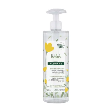 KL BEBE RENINGSWATER ZONDER SPOELEN CALENDULA BIO 400ML