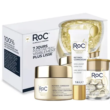 RoC Coffret 7 Jours Peau Lisse 3 Produits
