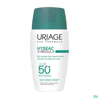 Uriage Hyséac 3-Regul+ Globale Verzorging tegen Onzuiverheden SPF50+ 85 g
