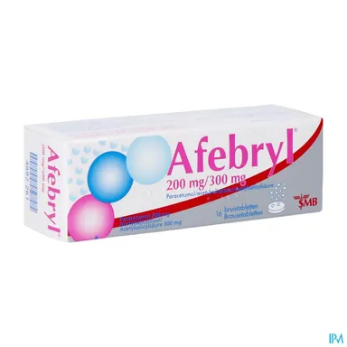 Afebryl 16 Comprimés Effervescents