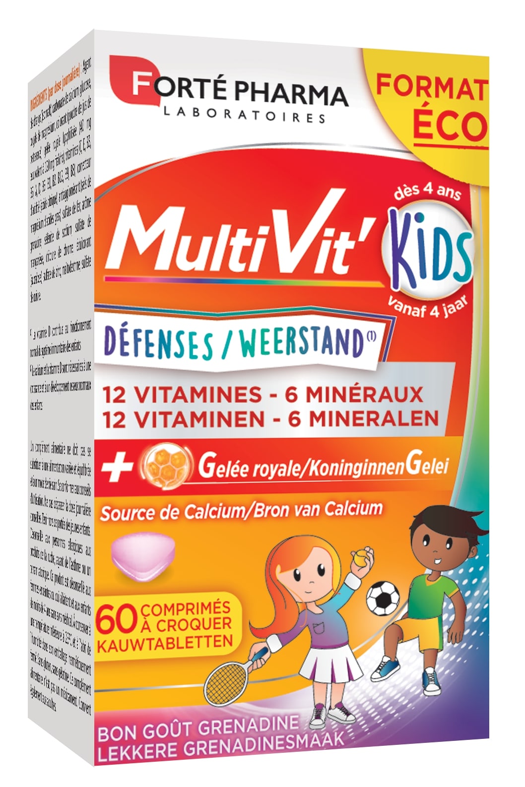 FortéPharma Multivit'Kids 60 Tabletten (25% gratis) - FORTE PHARMA