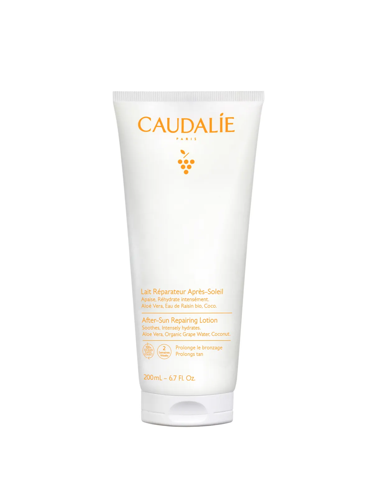 Caudalie Lait Réparateur Après-Soleil à L'Aloe Vera 200ml