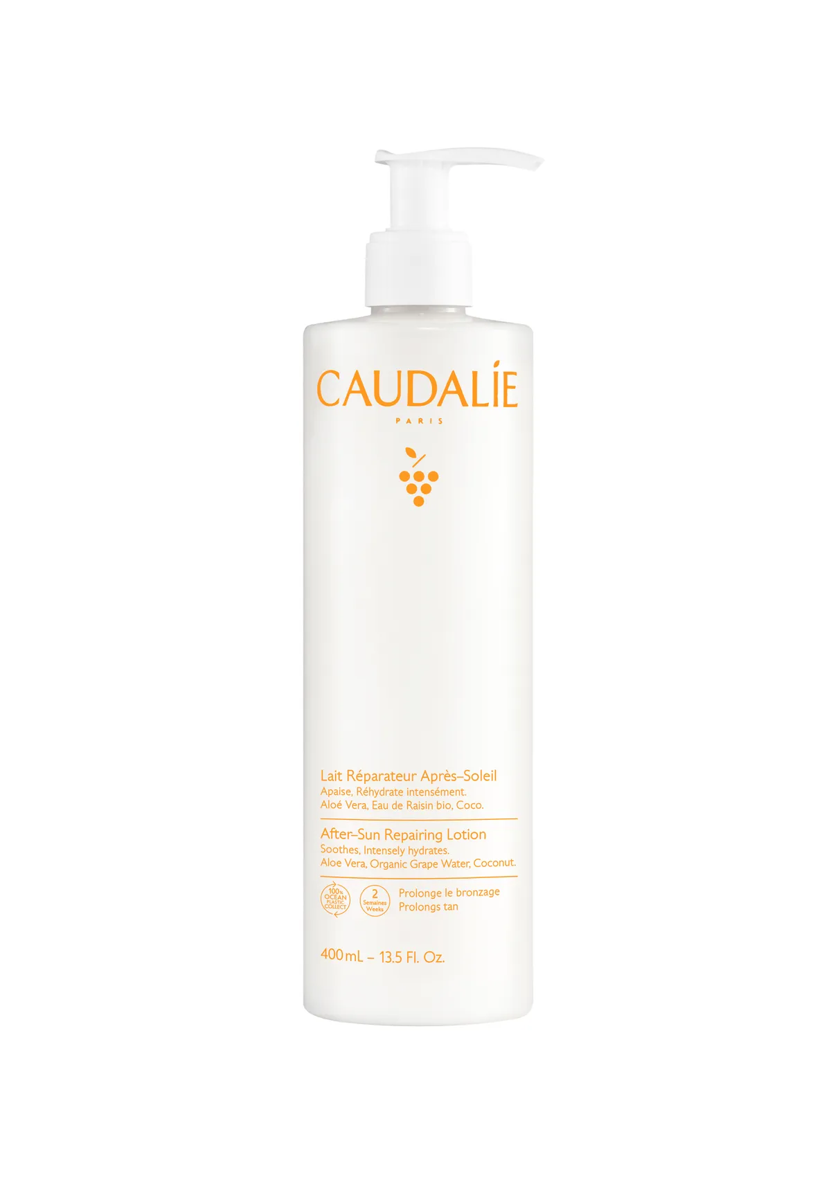 Caudalie Herstellende Aftersunmelk met Aloë Vera 400 ml