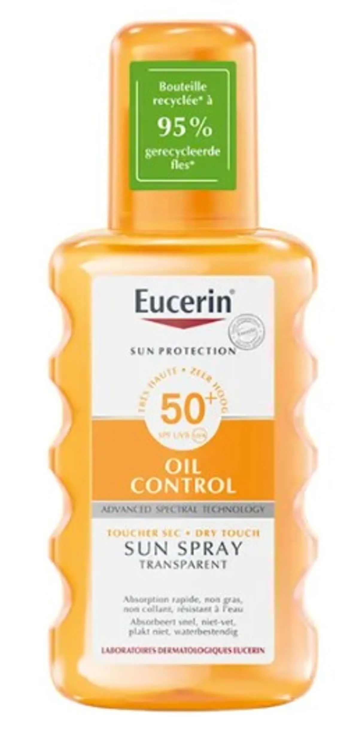 Eucerin Sun Oil Control Toucher Sec Spray Solaire Transparent IP50+ 200ml